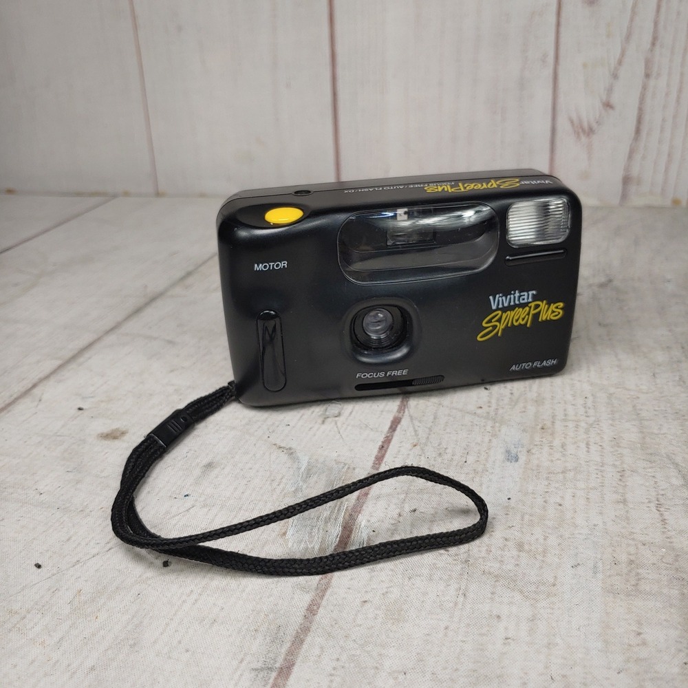 TESTED - Vivitar Spree Plus 35mm Film Camera - Focus Free - Auto Flash - DX DX